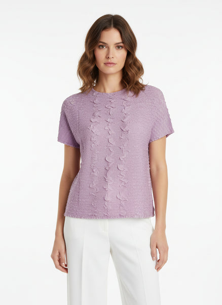 Textured Petal Creased Top