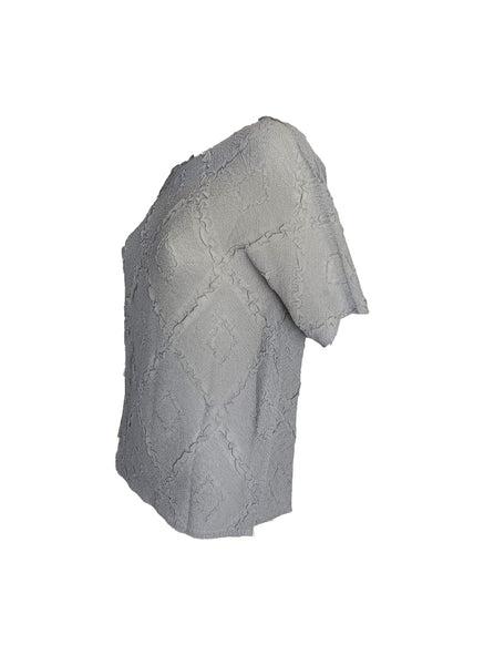 Quilted Pattern Creased Top