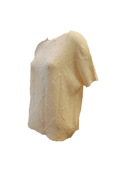 Quilted Pattern Creased Top