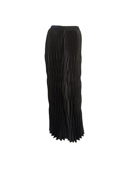 Satin Pleated Dress Pants