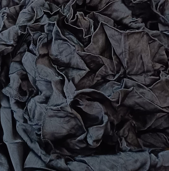 Satin Pleated Long Skirt