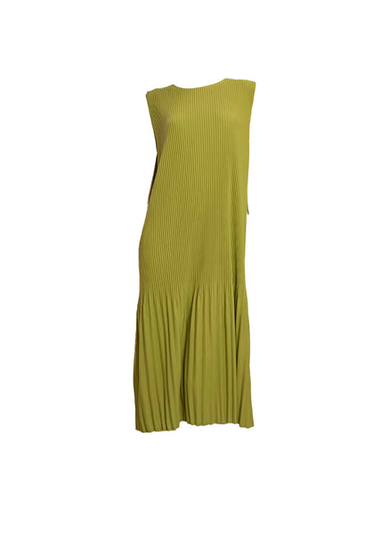Sleeveless Pleated Dress