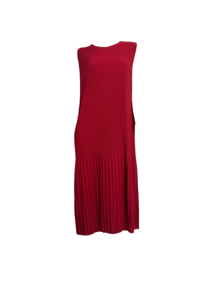 Sleeveless Pleated Dress