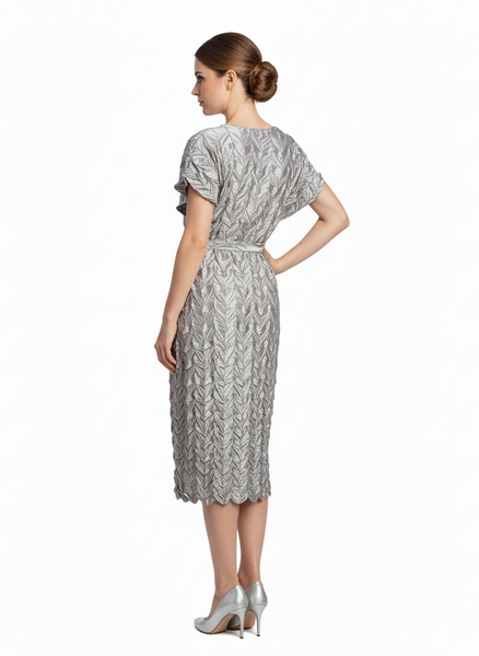 Ruched Leaves Dress