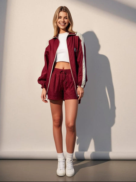 Track Jacket & Shorts Set