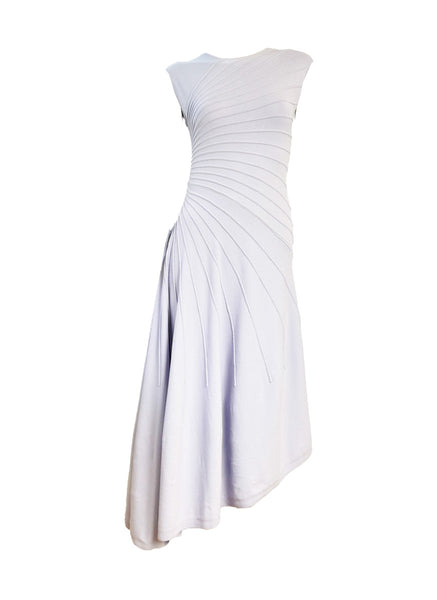 Fitted Gathered Drapes Dress