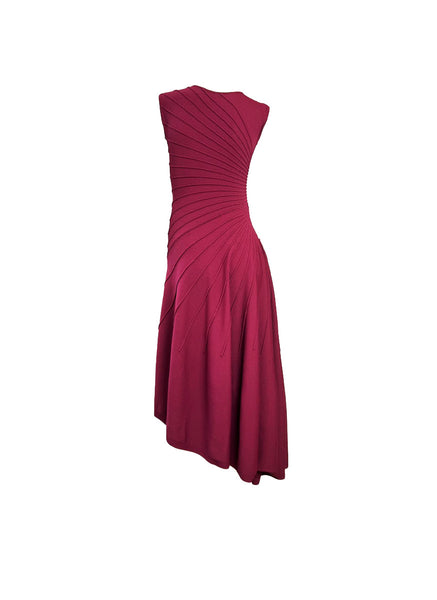 Fitted Gathered Drapes Dress