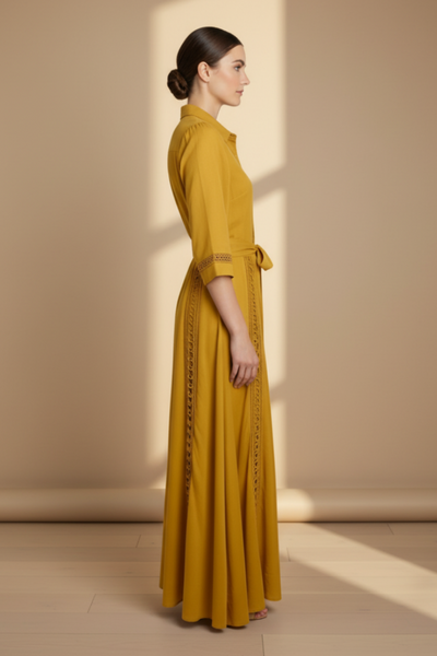 Maxi Shirt Style Dress