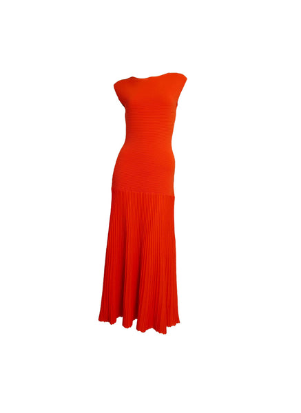 Ribbed Knit Midi Dress
