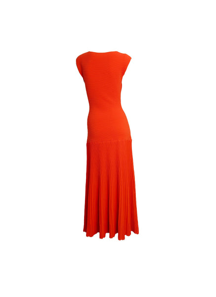 Ribbed Knit Midi Dress