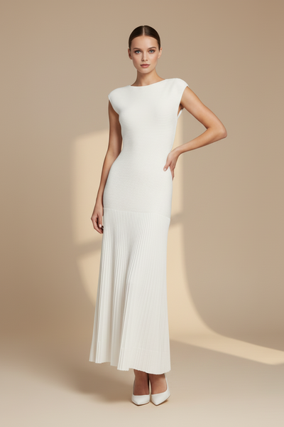 Sleeveless A-line Sheath Dress