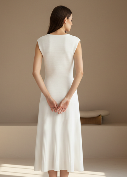 Sleeveless A-line Sheath Dress