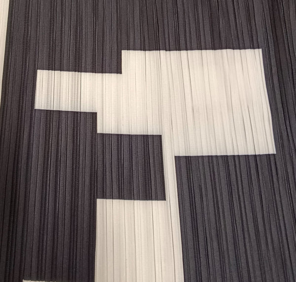 Geo Abstract Pleated Dress