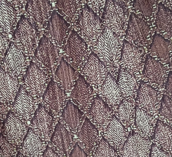 Geometric Lattice Peplum Dress