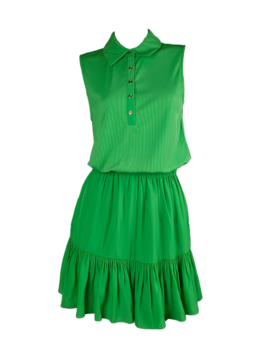 6250001 Knit Combo Mini Dress