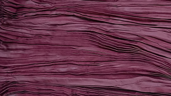 Irregular Pleated Printed Long Skirt