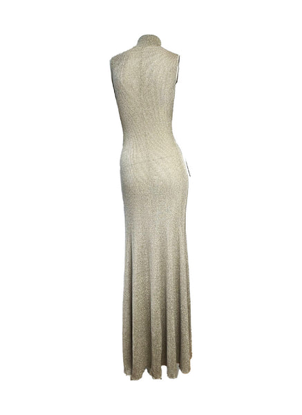 Shimmering Fitted Bodiced Gown