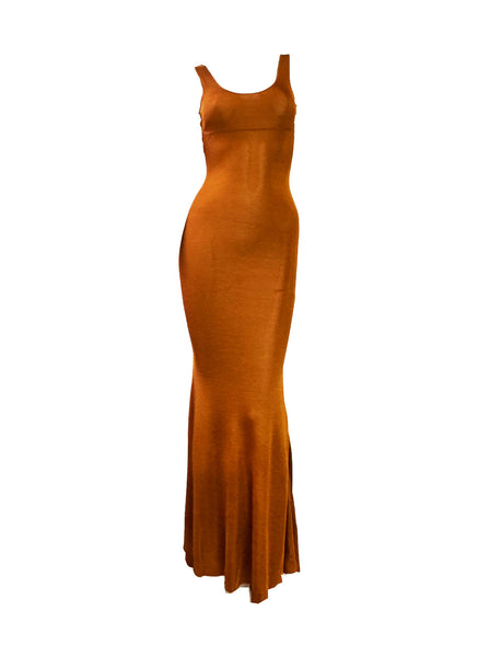 Scoop Neckline Train Style  Dress