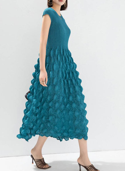 O240002 Bubble Pleated Dress *Last Piece