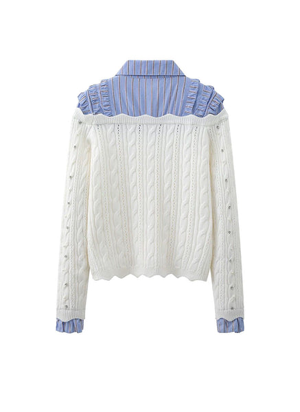 O240022 Long Sleeve Knitted Top *Last Piece