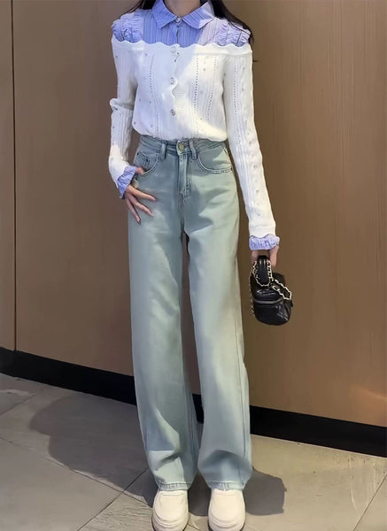 O240022 Long Sleeve Knitted Top *Last Piece