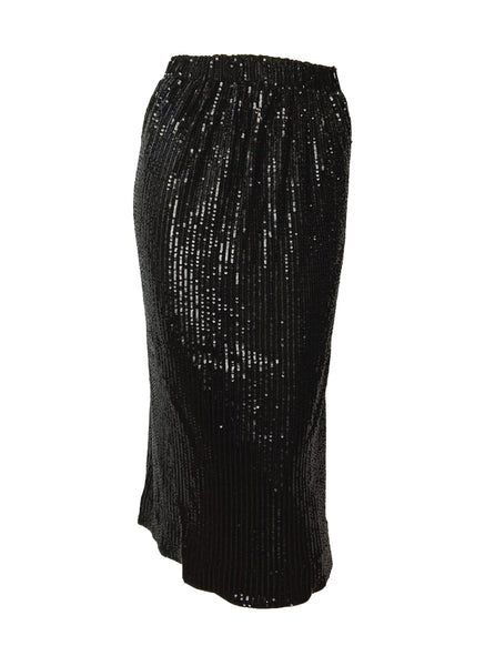 O250005 Sequined Midi Skirt