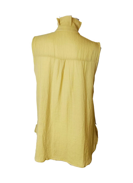 O250009  High Collar Sleeveless Top