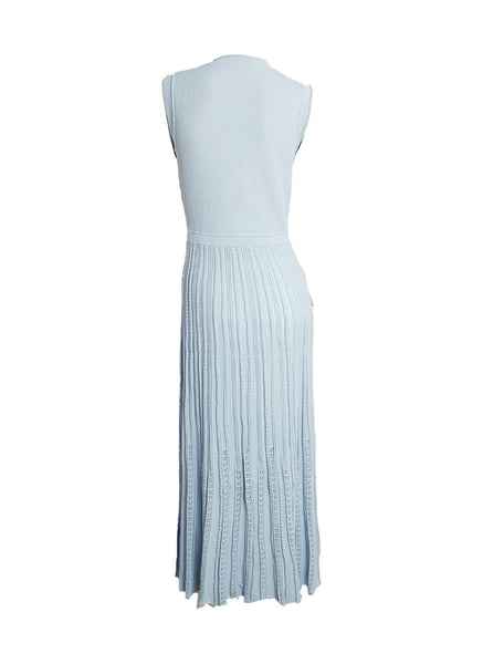 Structured Bodice Pockets Knit Dress