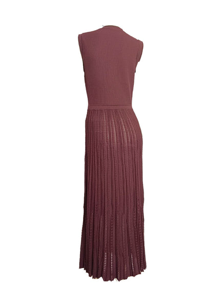 Structured Bodice Pockets Knit Dress