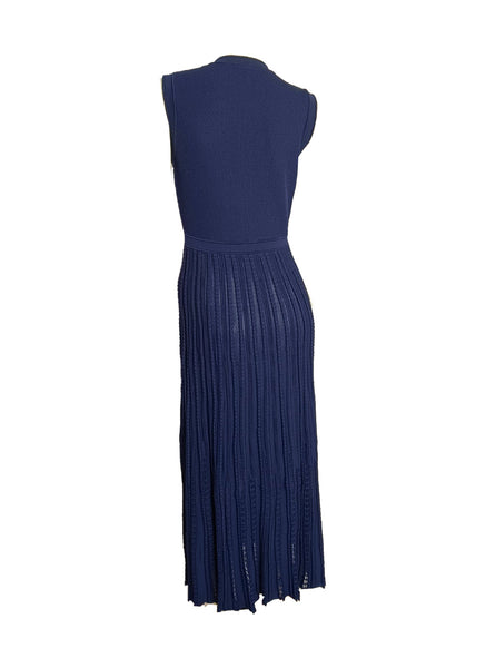 Structured Bodice Pockets Knit Dress