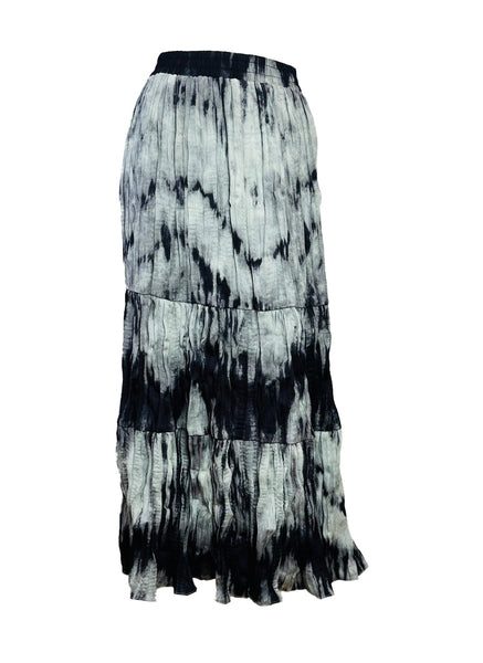 Tie-Dye Tiered Skirt