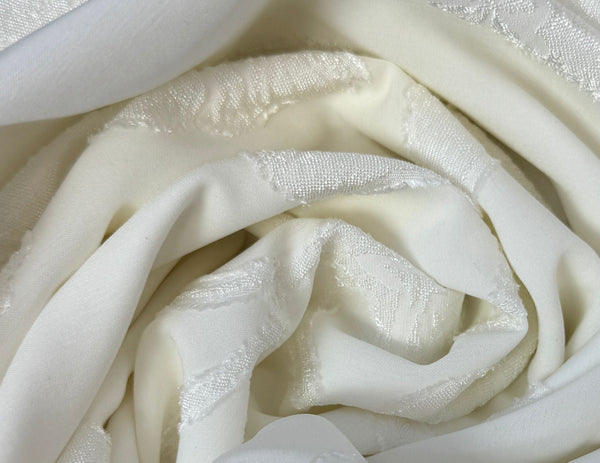 Jacquard Ruffle Hem Dress