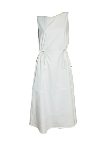 Drawstring Waist A-Line Dress