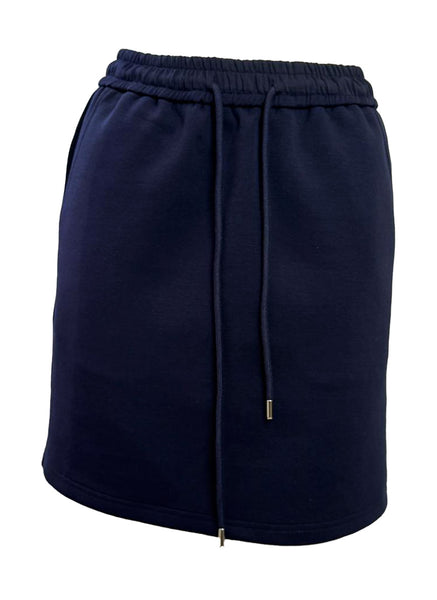 Drawstring Jersey Skirt