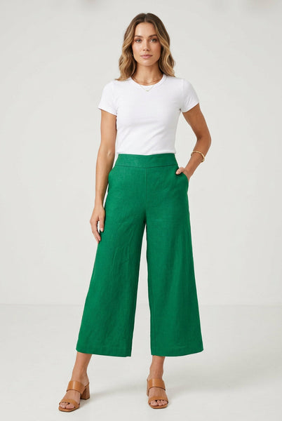 Wide Leg Linen Pants