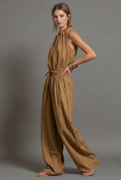 Elasticated Waist Jumpsuit