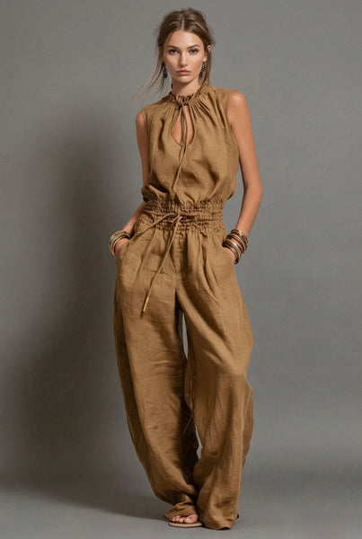 Elasticated Waist Jumpsuit