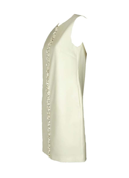 3250032 Middle Embellished Shift Dress *Apricot