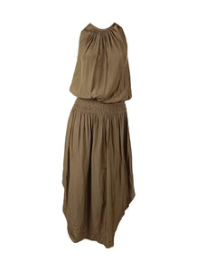 N180079 Front & Back Midi Dress