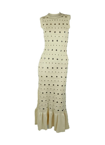 8250024 Classic Studded Knit Dress