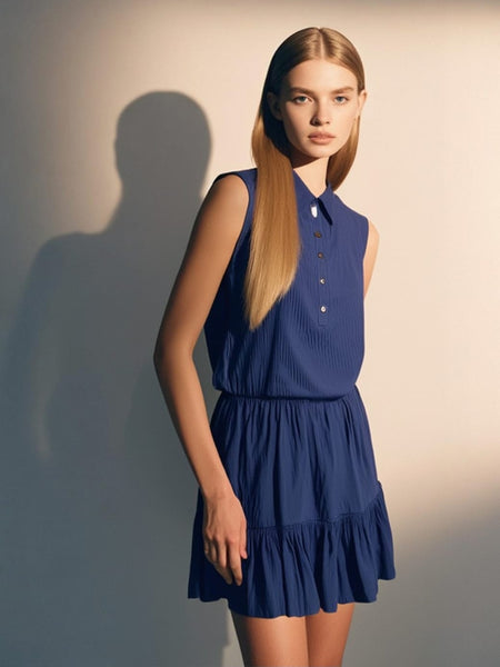 6250001 Knit Combo Mini Dress