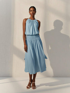 N180079 Front & Back Midi Dress