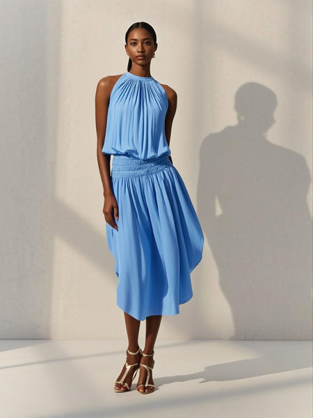 N180079 Sleeveless Midi Dress