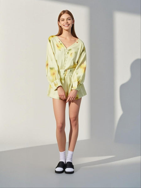 6250011 Smudge Shorts Set