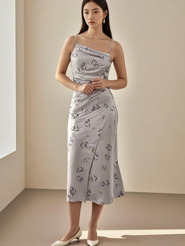 3250054 Floral Printed Slip Dress