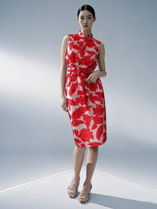 1250006 Mandarin Collar Embroidered Cheongsam