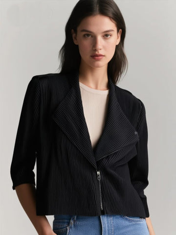 9240036 Pleated Bike Jacket