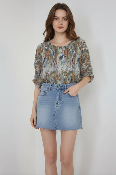 Mirage Swirl Texture Top