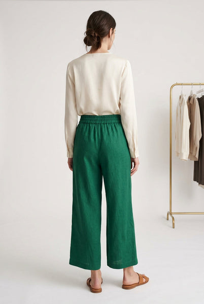 Wide Leg Linen Pants