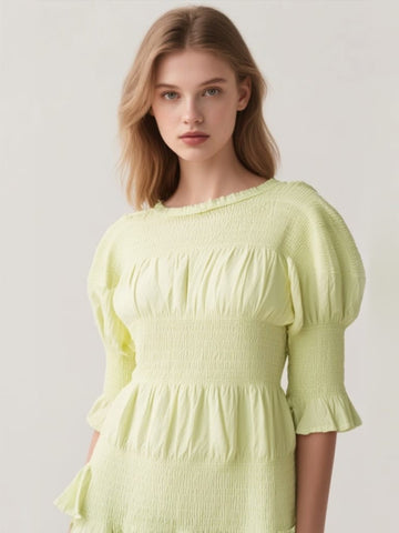 6250013 Gathered Ruched Top